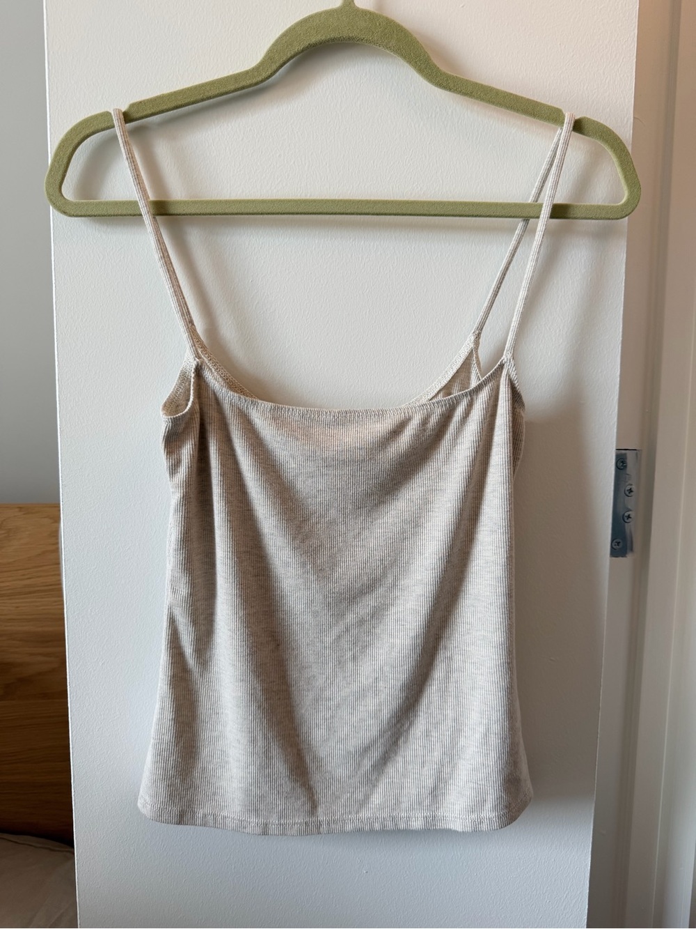 NWOT perfectwhitetee Ribbed Skinny Tank Top